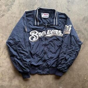 Helena Brewers Pioneer League Baseball Jacket Sewn Milwaukee Player Issued